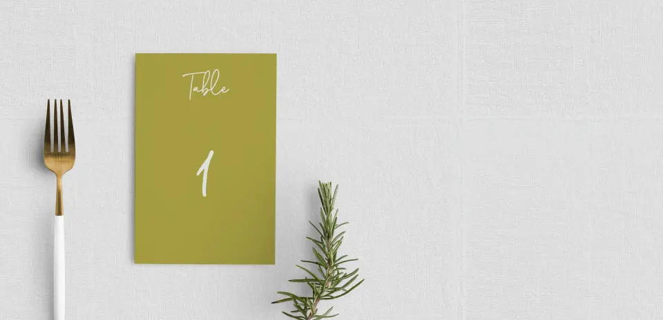 Table Number