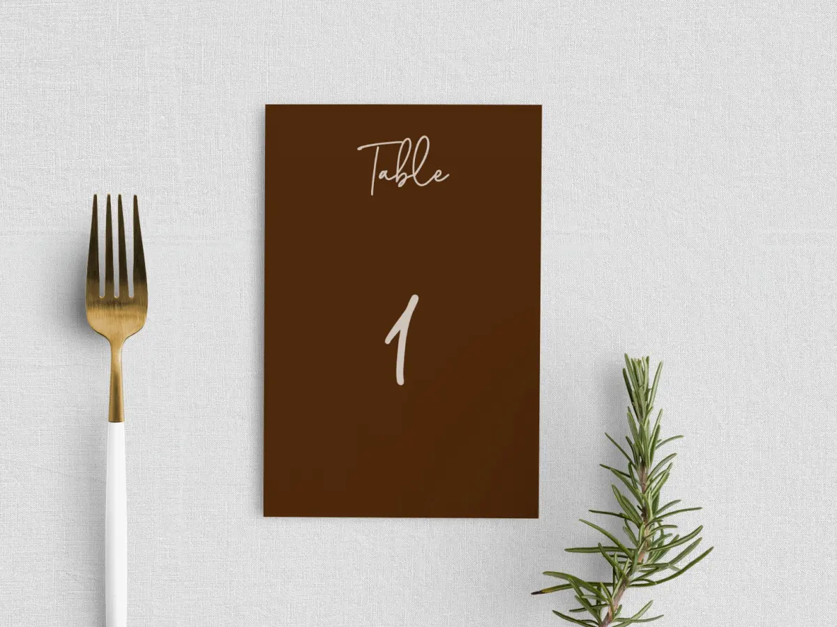 Table Number