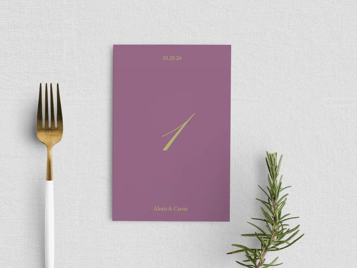 Table Number