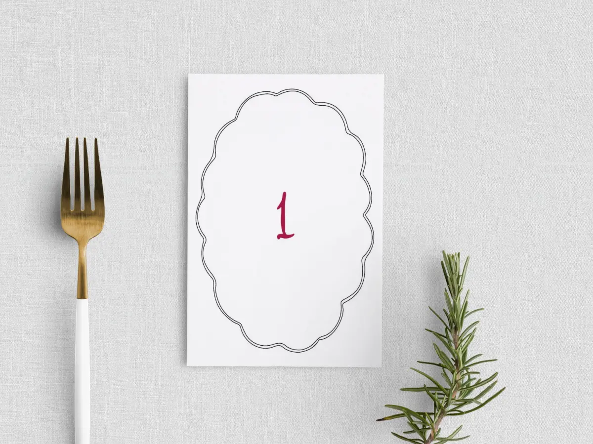 Table Number