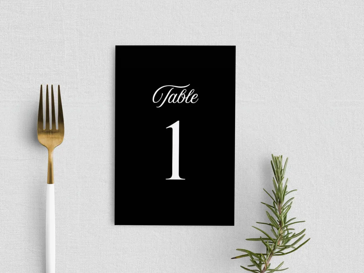 Table Number