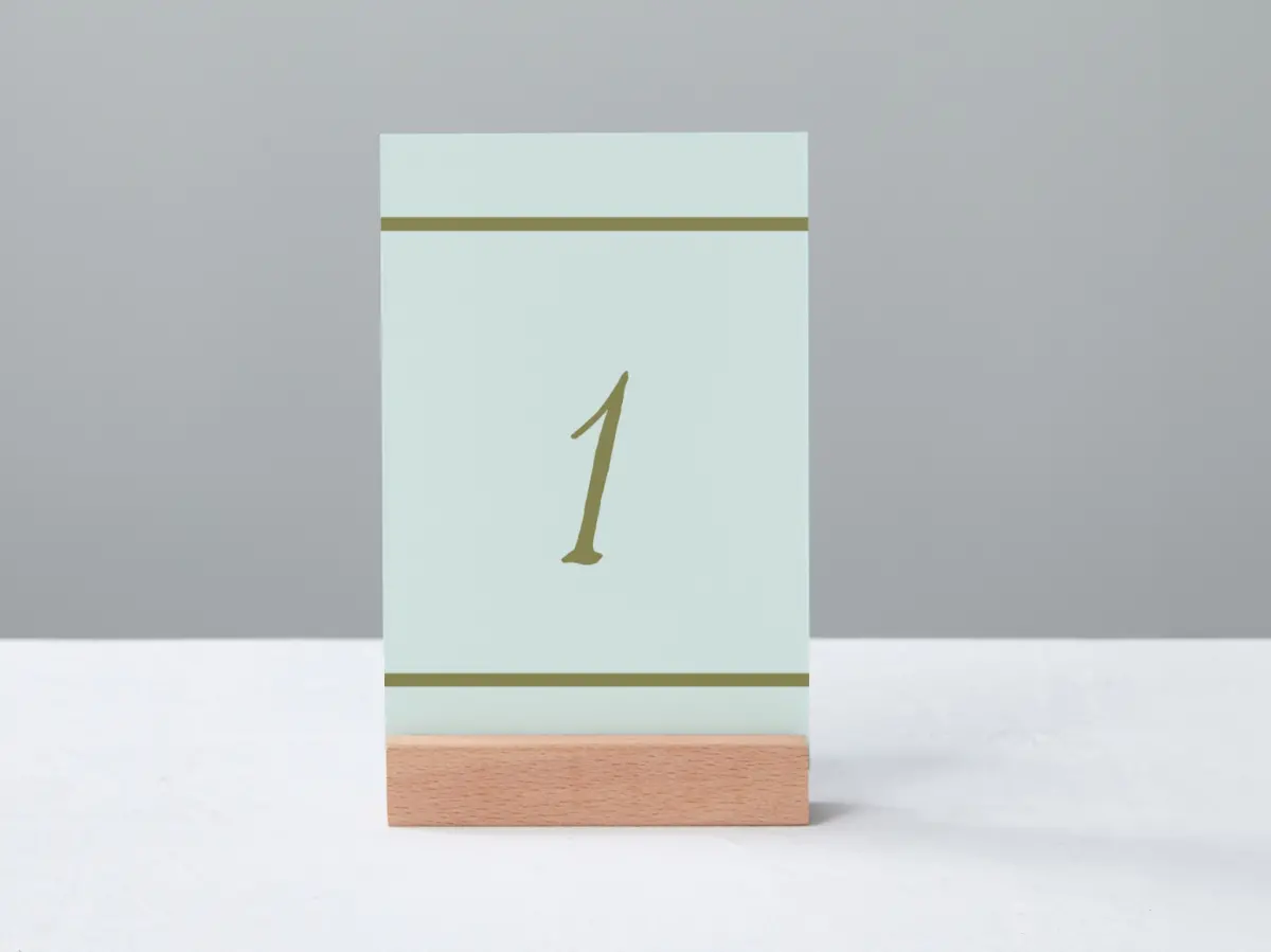Table Number Into