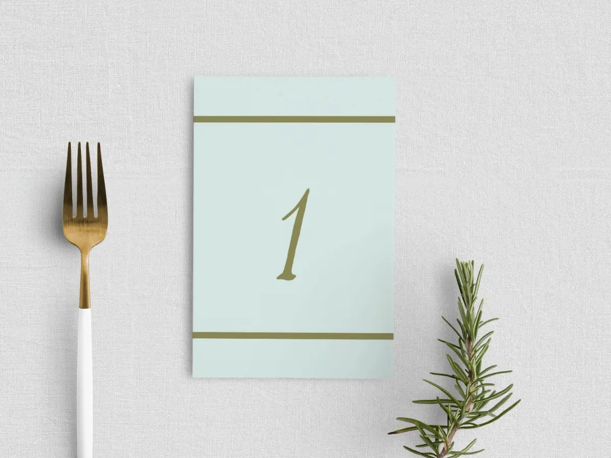 Table Number
