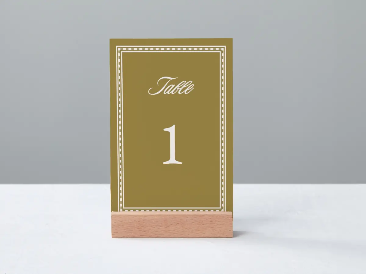 Table Number Into