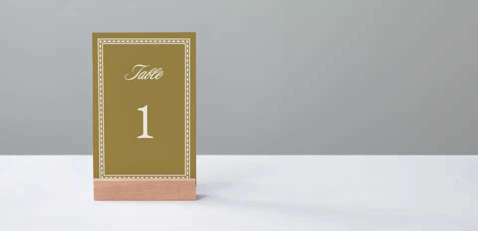 Table Number Into