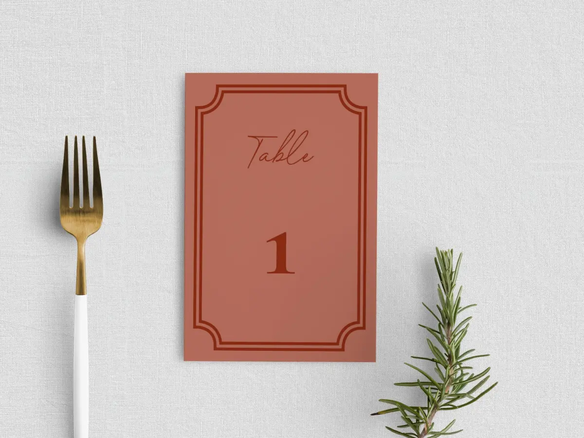 Table Number