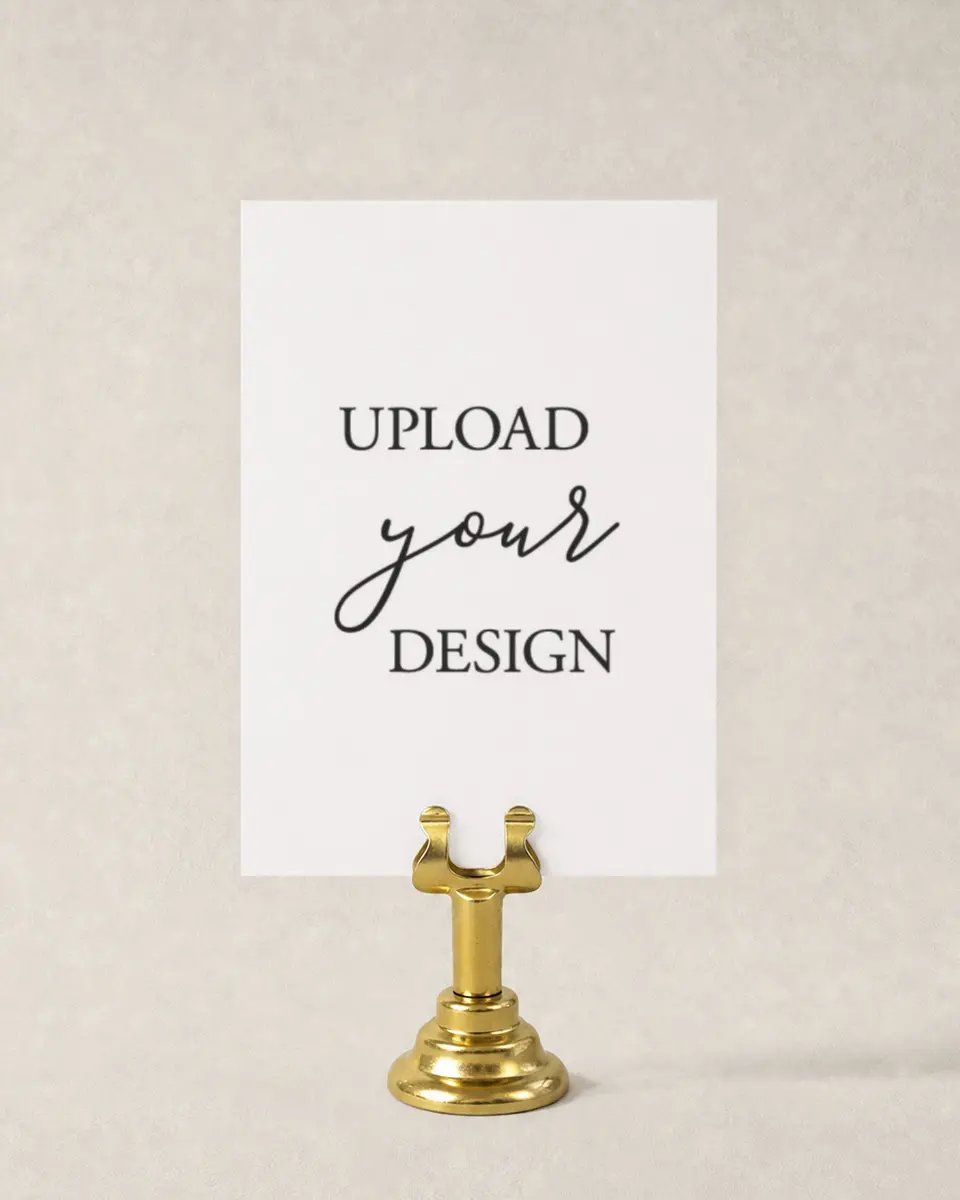 This is a 3½" x 5" Upload Your Design called 3½" x 5" Table Number Cards printed in full color