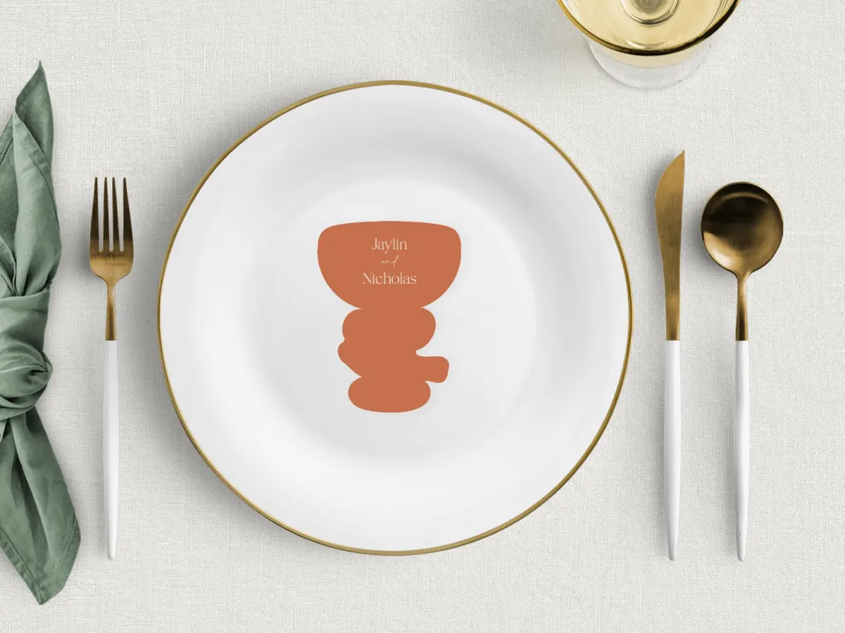 Coupe Glass Place Cards