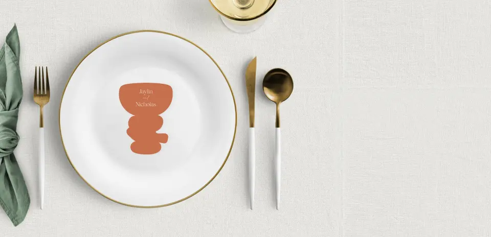 Coupe Glass Place Cards