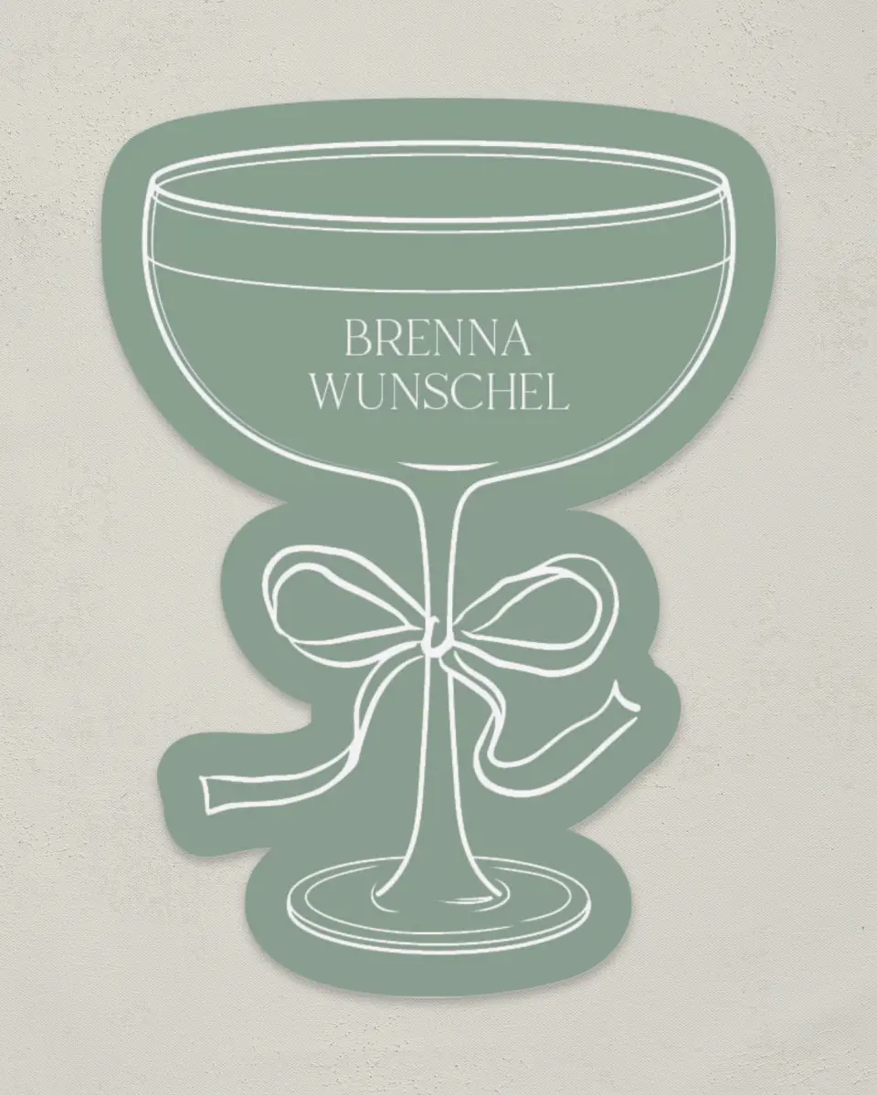 This is a 3" x 4" Wedding Place Card called The Sadie printed in full color on Premium Smooth paper