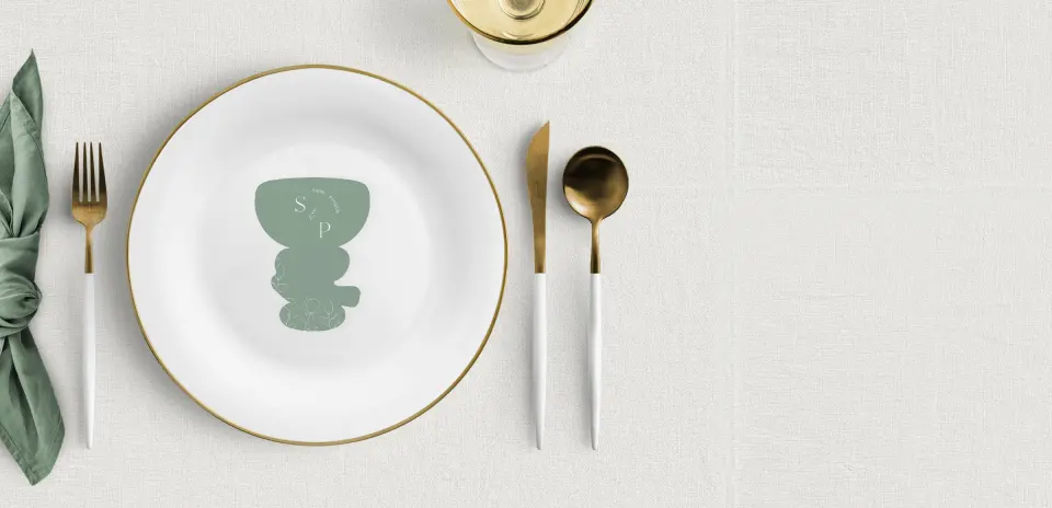 Coupe Glass Place Cards