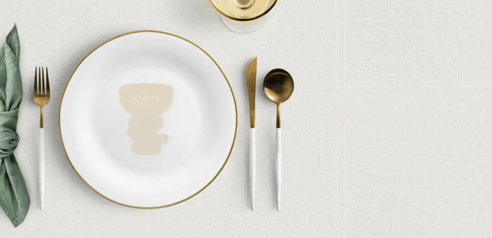 Coupe Glass Place Cards