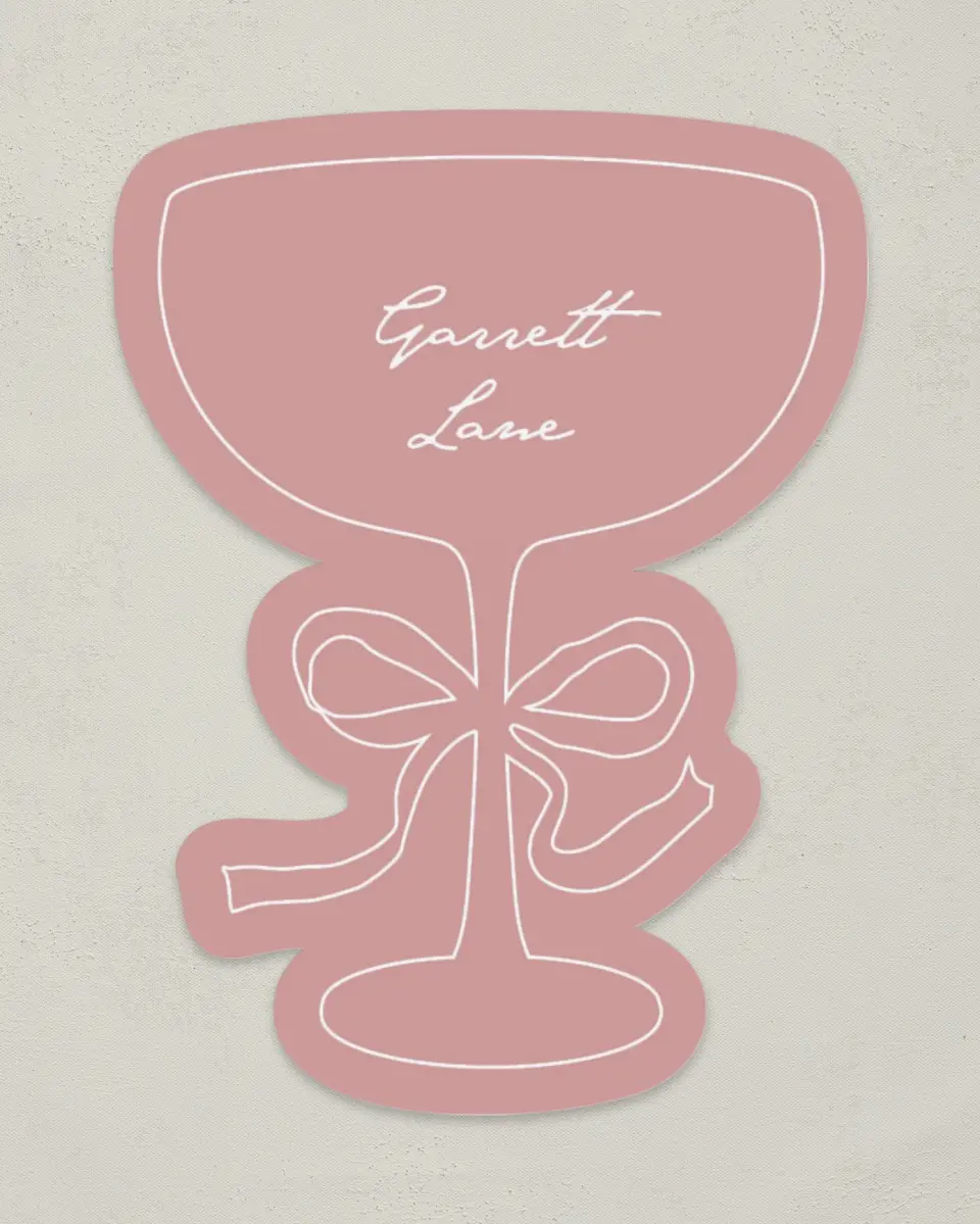 This is a 3" x 4" Wedding Place Card called Verdant Romance printed in full color on Premium Smooth paper