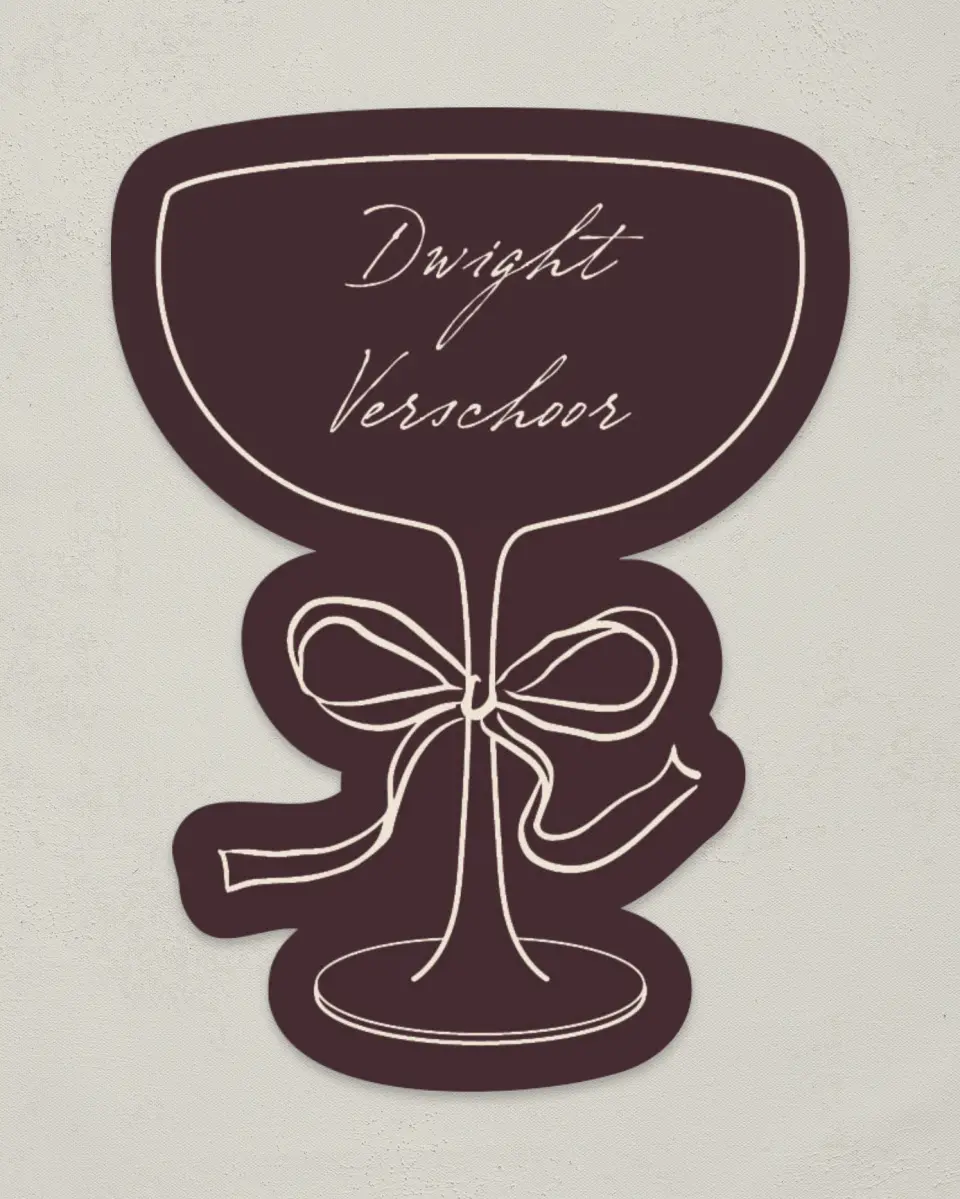This is a 3" x 4" Wedding Place Card called Victorian Aura printed in full color on Premium Smooth paper