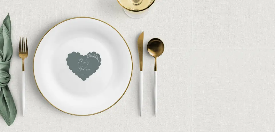 Heart Place Cards