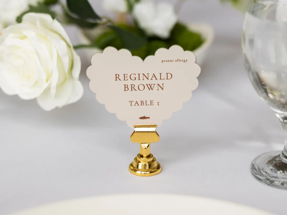 Heart Place Cards