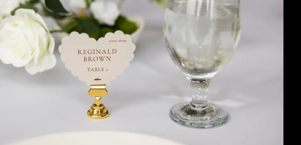 Heart Place Cards