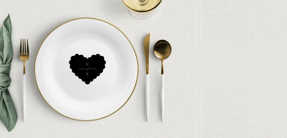 Heart Place Cards