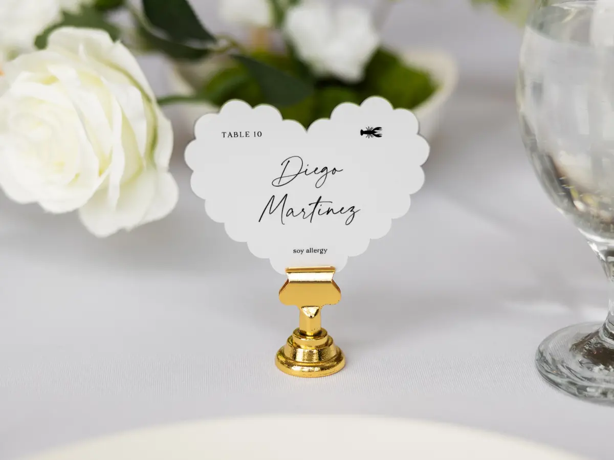 Heart Place Cards