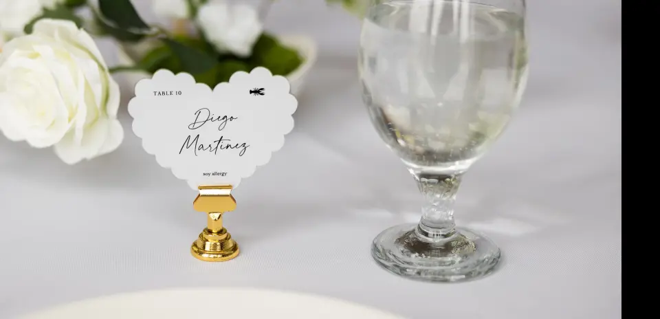 Heart Place Cards