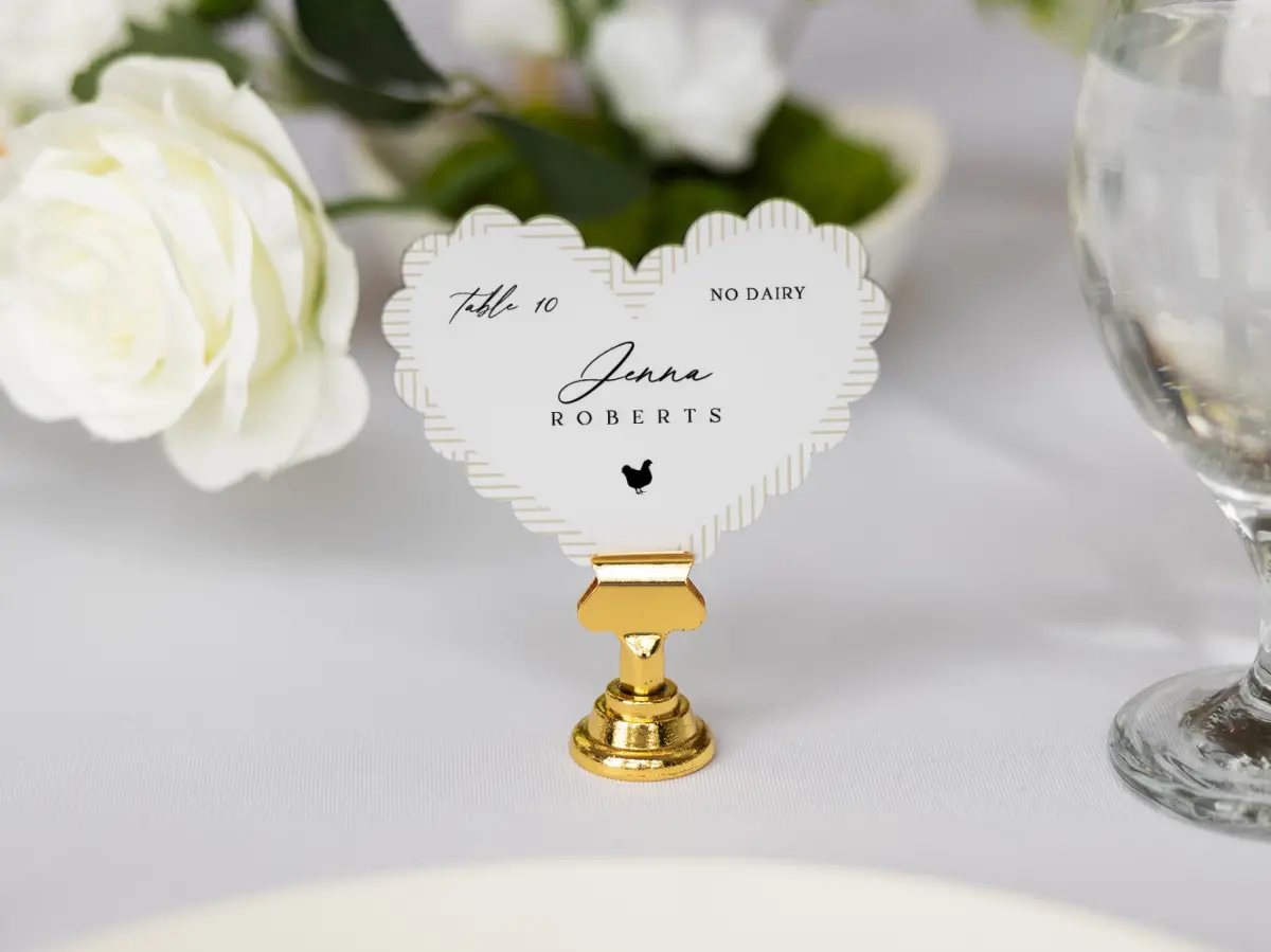 Heart Place Cards