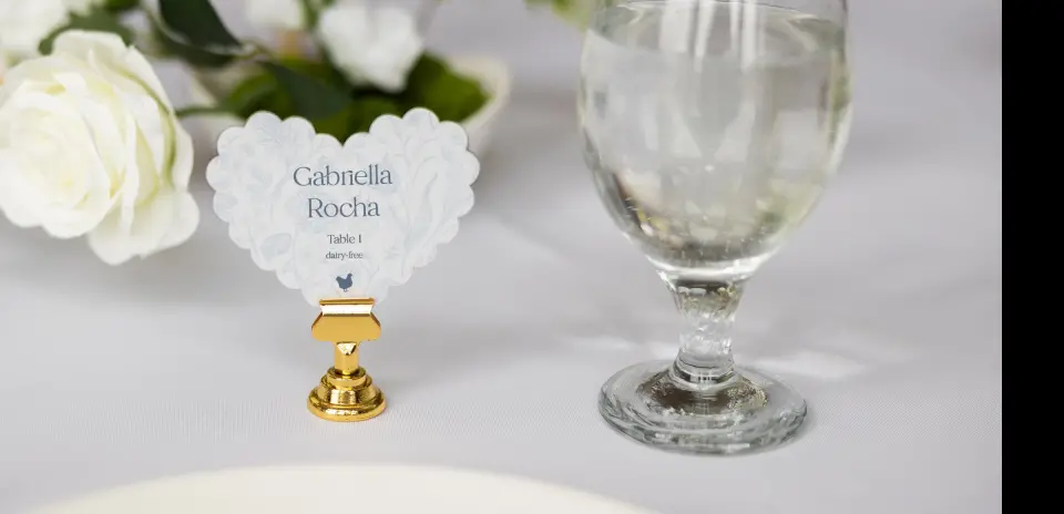 Heart Place Cards