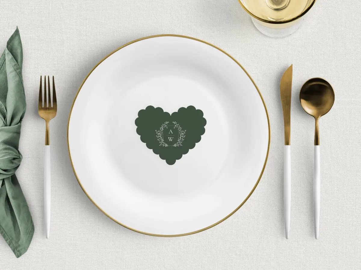 Heart Place Cards
