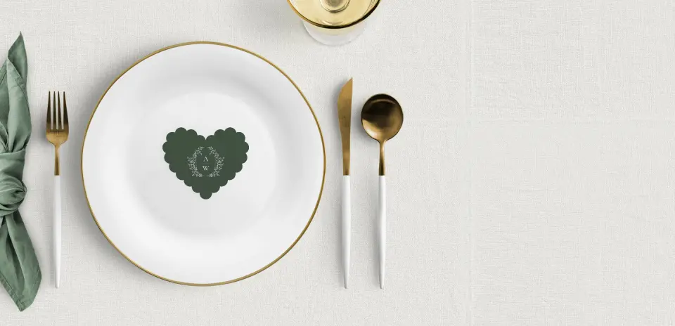 Heart Place Cards