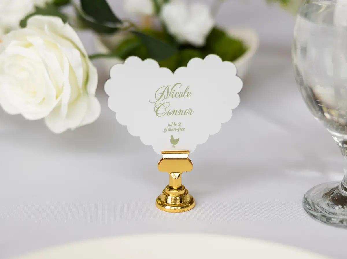 Heart Place Cards