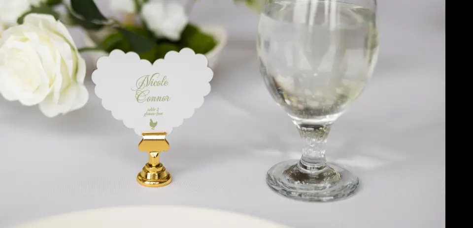 Heart Place Cards