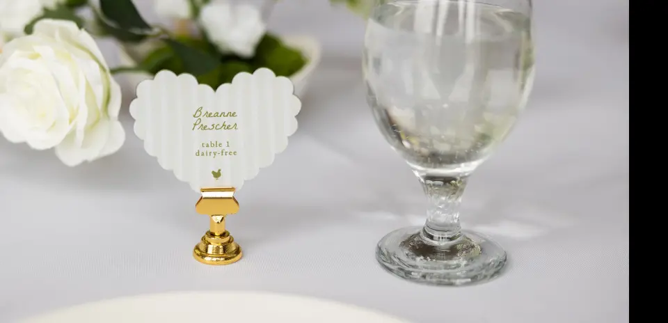 Heart Place Cards