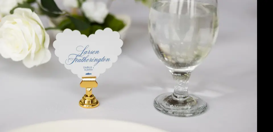 Heart Place Cards