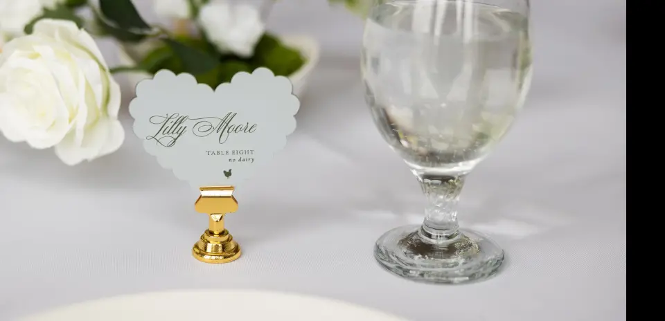 Heart Place Cards