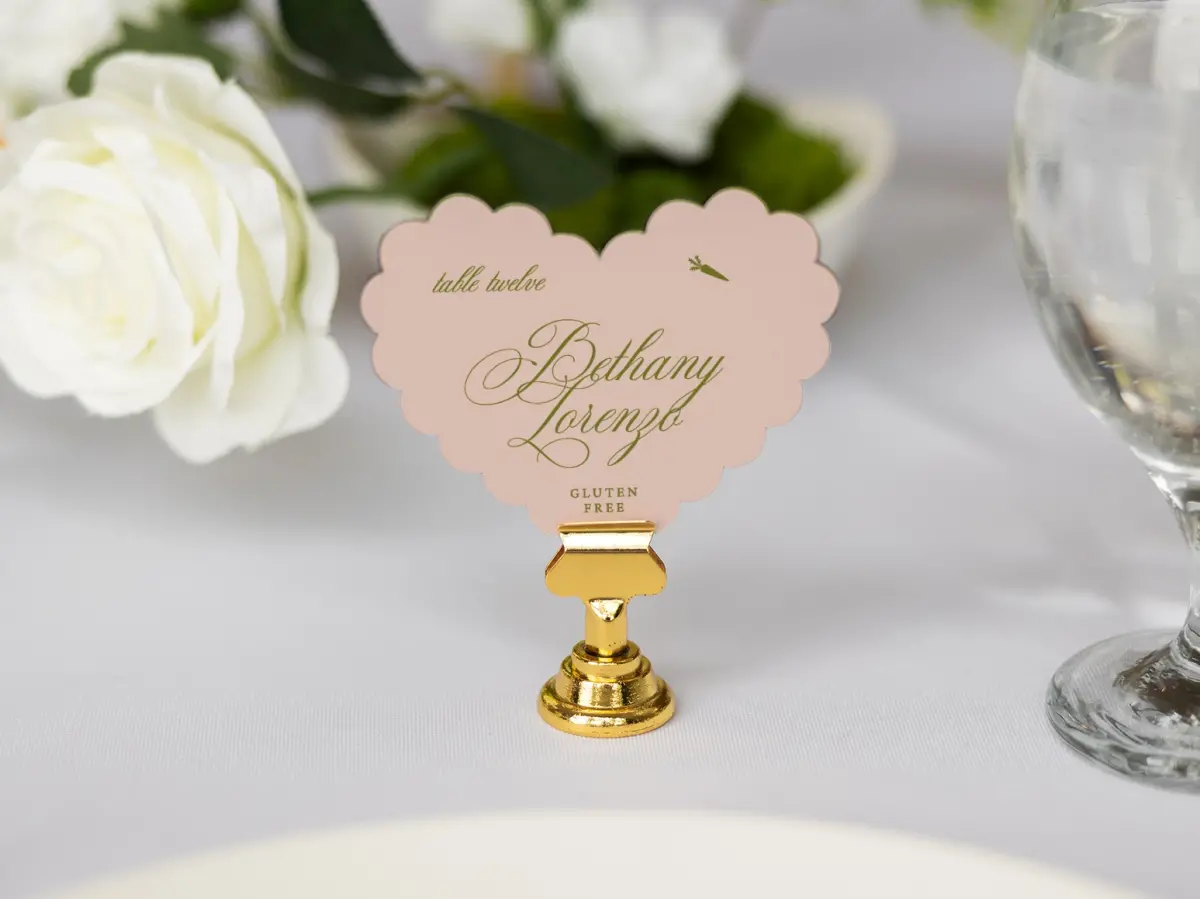 Heart Place Cards