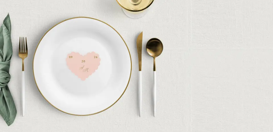 Heart Place Cards