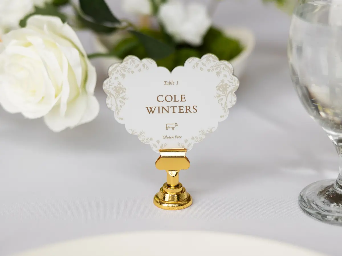 Heart Place Cards