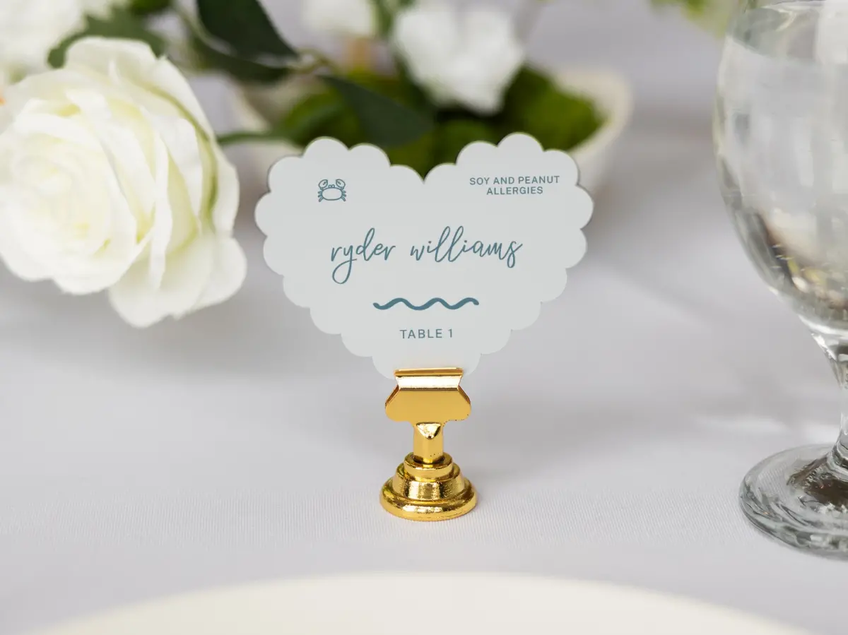 Heart Place Cards