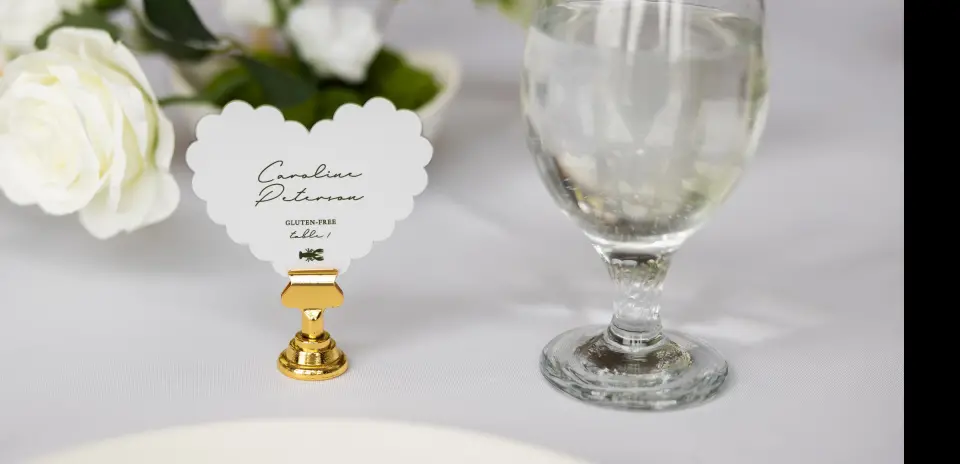 Heart Place Cards