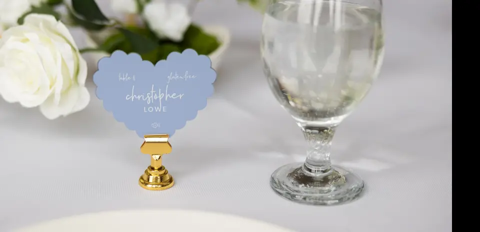 Heart Place Cards