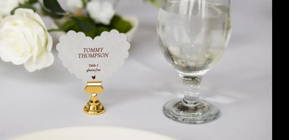Heart Place Cards