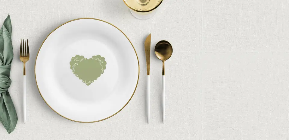 Heart Place Cards