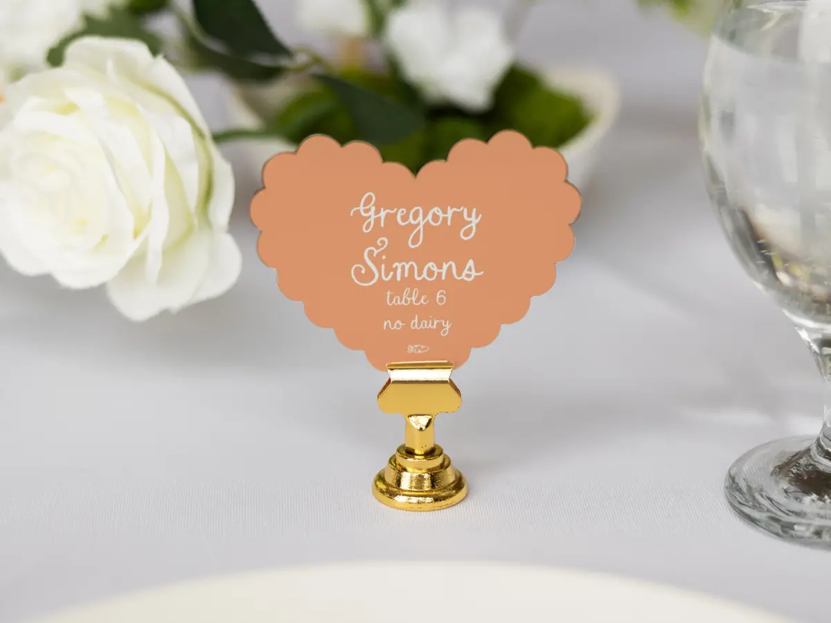 Heart Place Cards