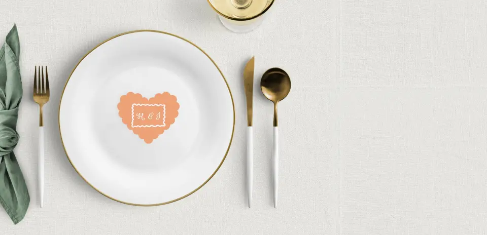Heart Place Cards