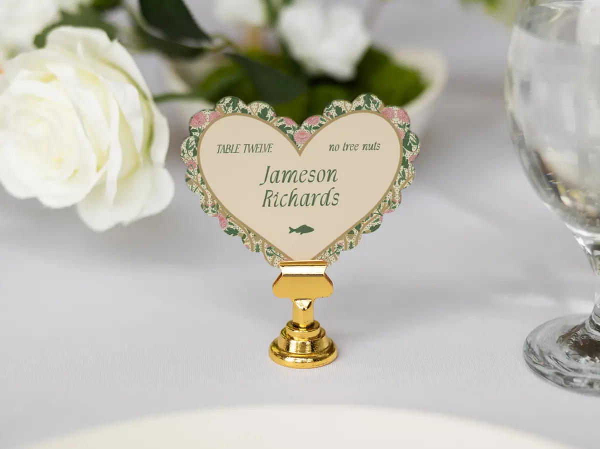 Heart Place Cards