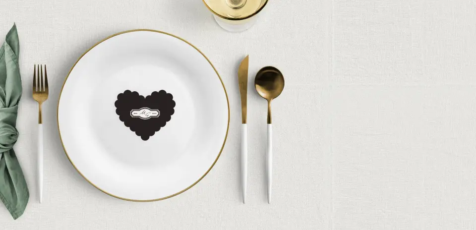 Heart Place Cards