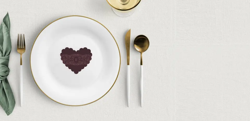 Heart Place Cards