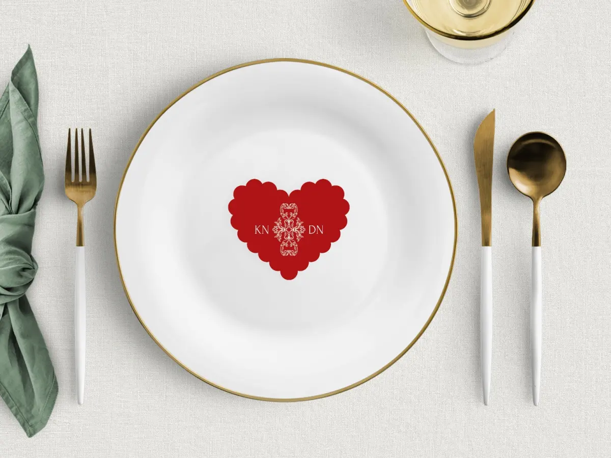 Heart Place Cards