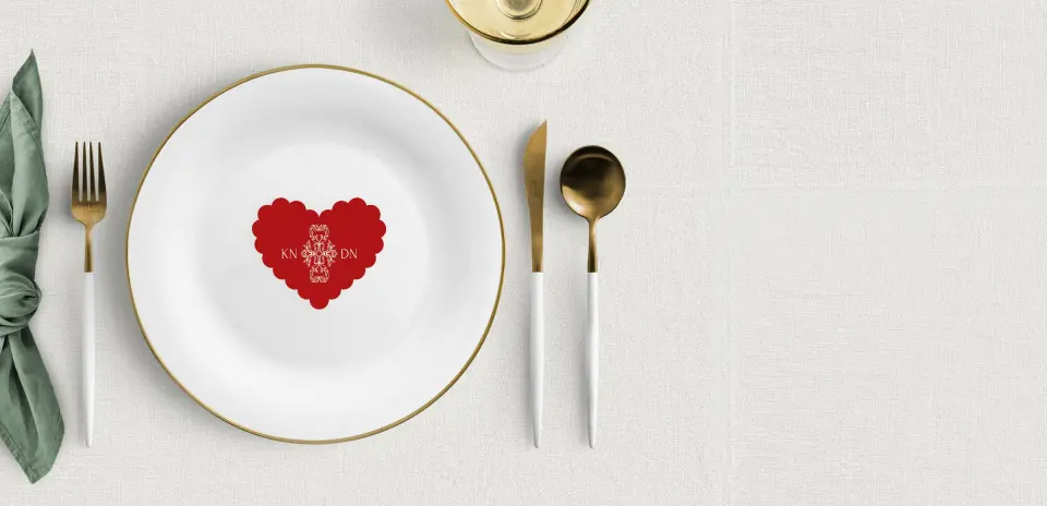 Heart Place Cards