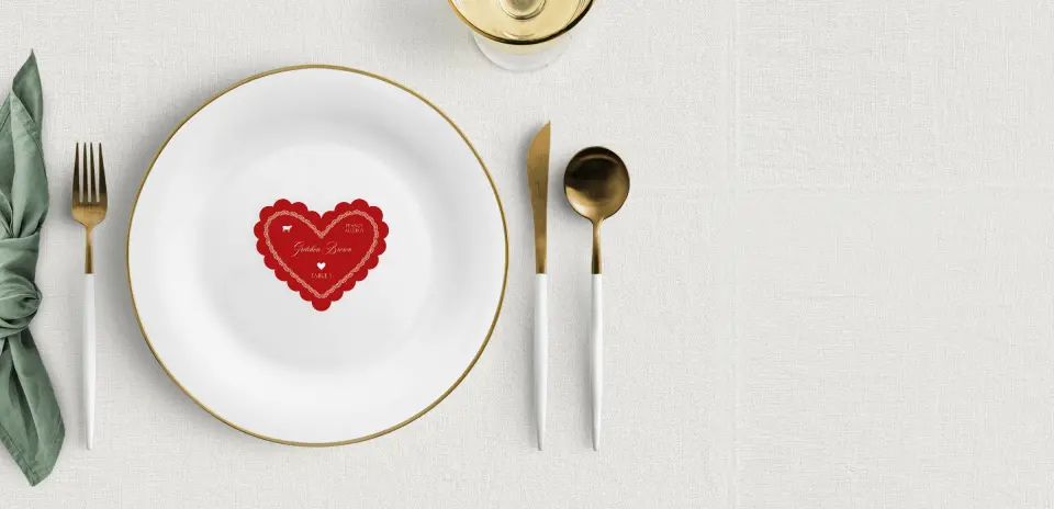 Heart Place Cards