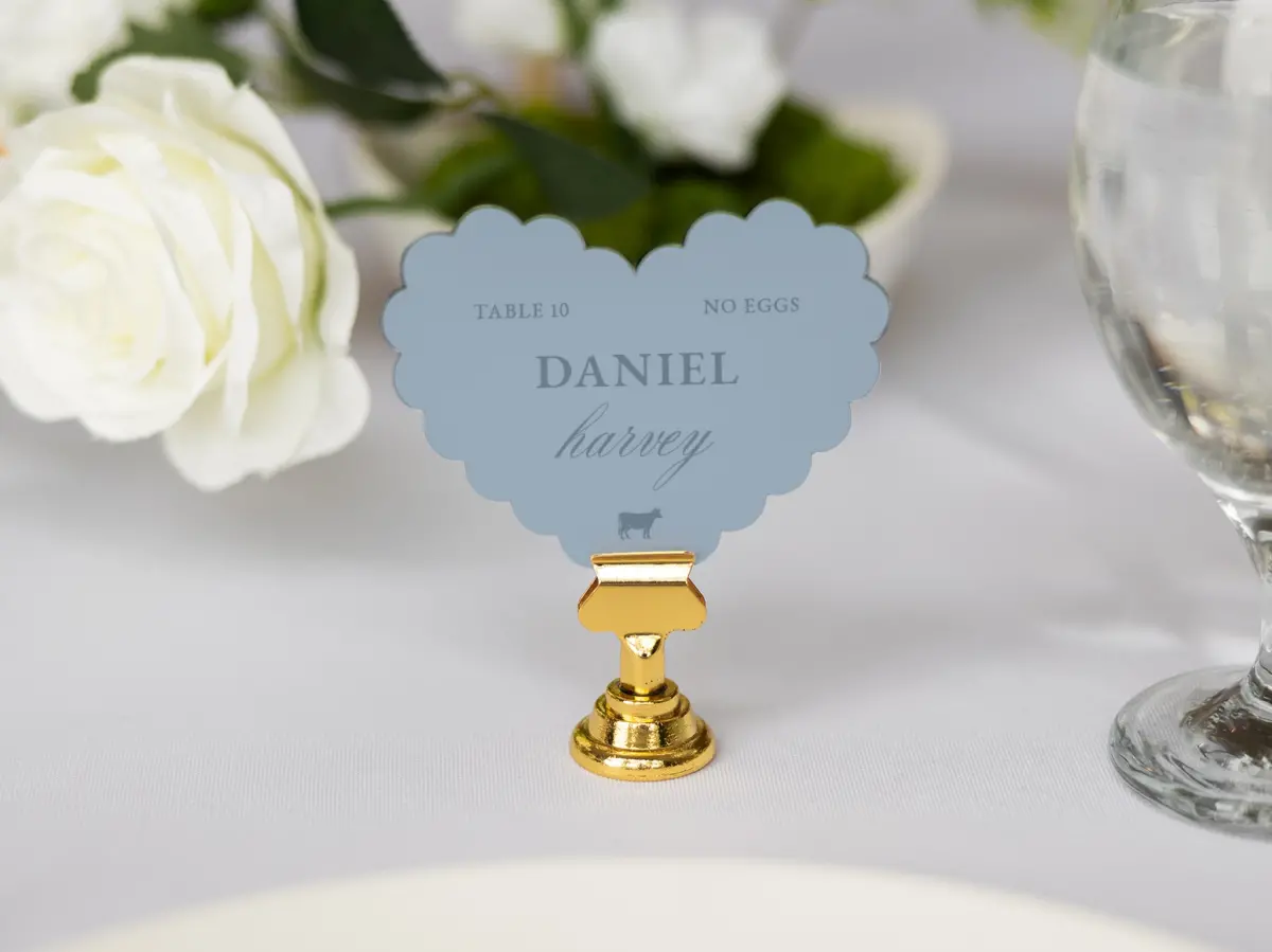 Heart Place Cards